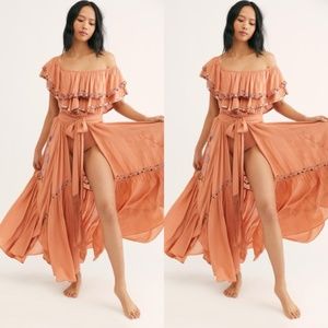 RARE Free People Bali Stevie Festival Bodysuit